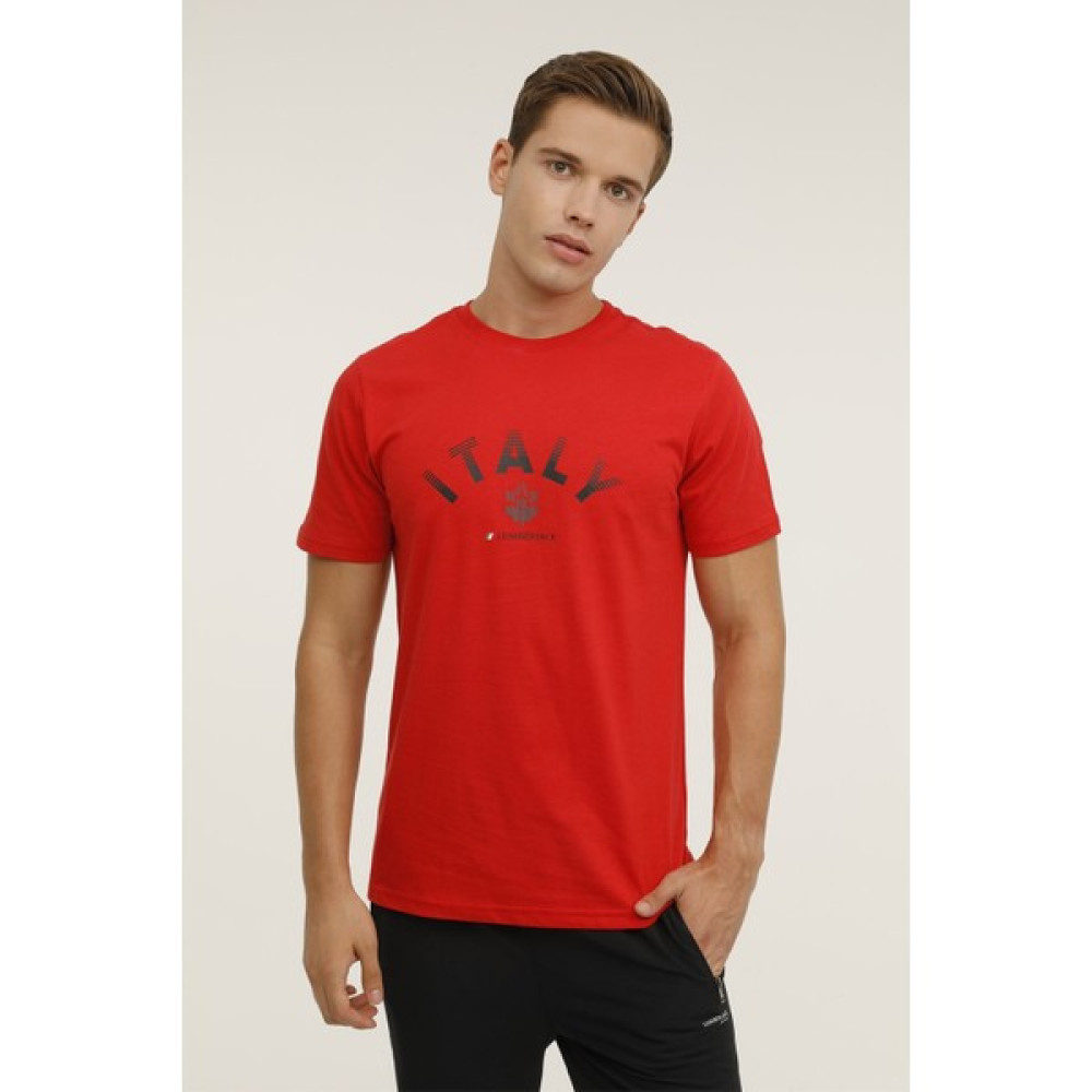 Lumberjack ml Austın 11SD1044 3pr Kırmızı Erkek Kısa Kol T-Shirt Erkek T-shirt Fiyatı
