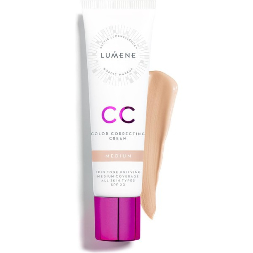 Lumene CC Cream Shade Medium-7 Etkili Renk Dengeleyici CC Krem SPF 20 Orta Makyaj Ürünleri Fiyatı