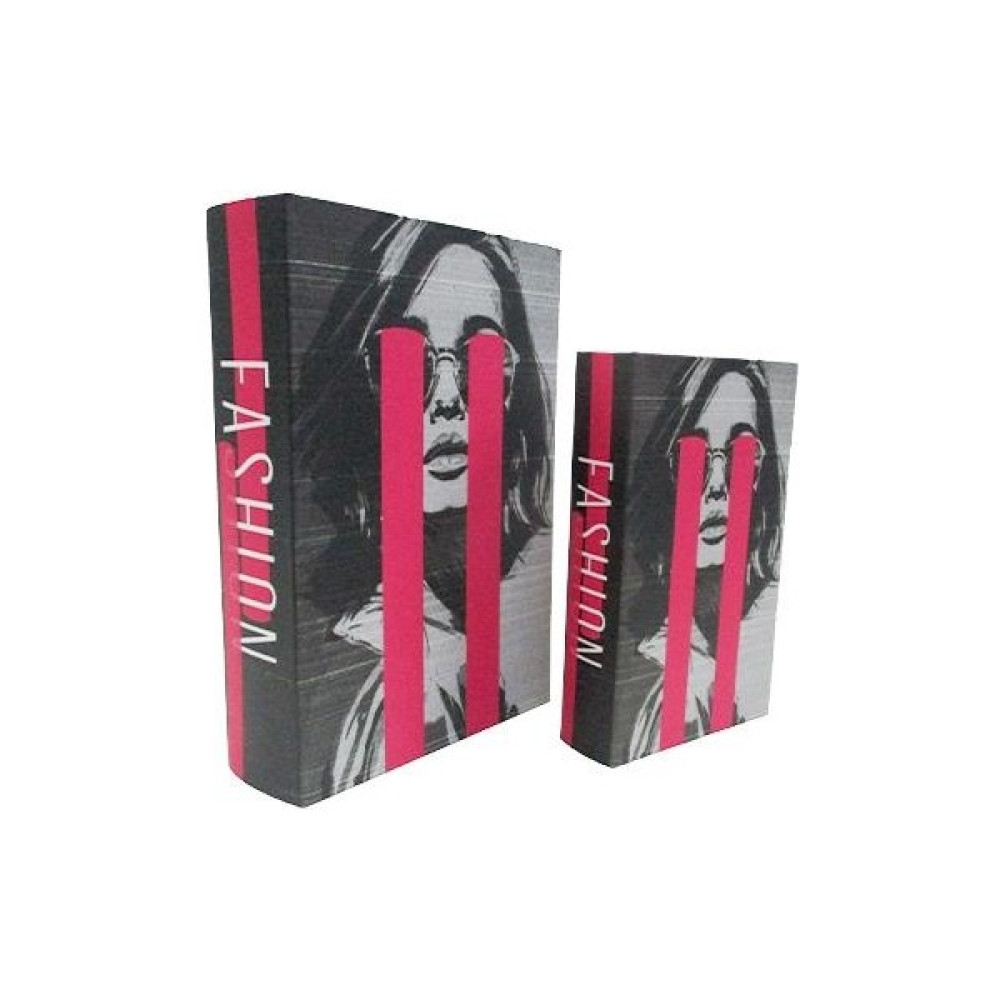 Lumienza Dekoratif Baskılı Ahşap Kitap Kutu Eşya Saklama Kutusu Fiyatı