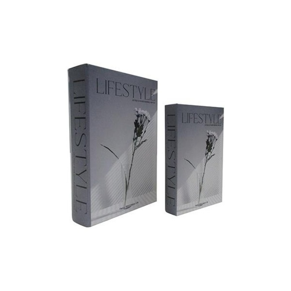Lumienza Dekoratif Baskılı Ahşap Kutu Kitap AKSH-PU20517 Set Eşya Saklama Kutusu Fiyatı