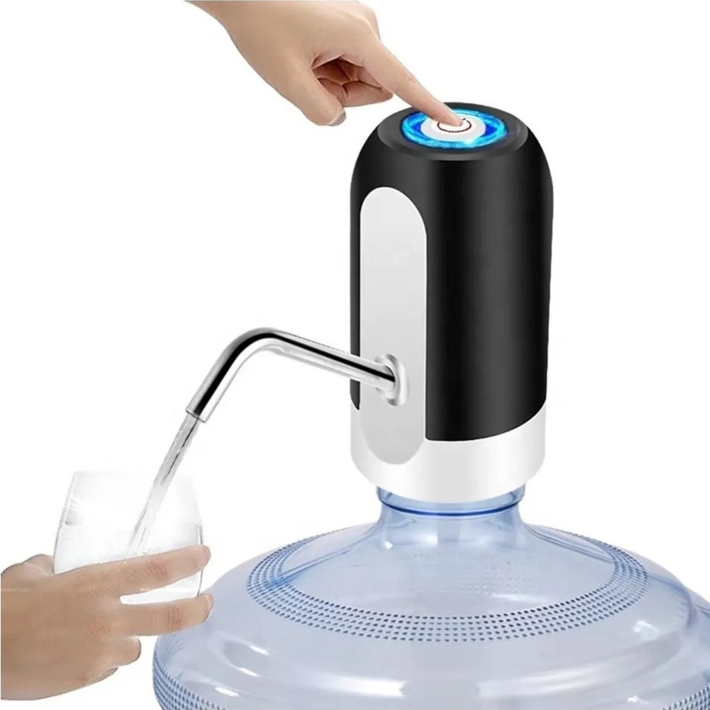 Lumindra Elektrikli Şarjlı Damacana Su Pompası Siyah Renk 3-4 Litre Akıtma Kapasitesi Diğer Fiyatı