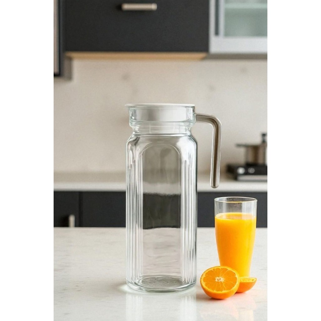 Lumine Buzdolabı Kapağına Sığan Cam Sürahi Karaf 1,15 Litre - Şeffaf - 1,15 lt Buzdolapları Fiyatı