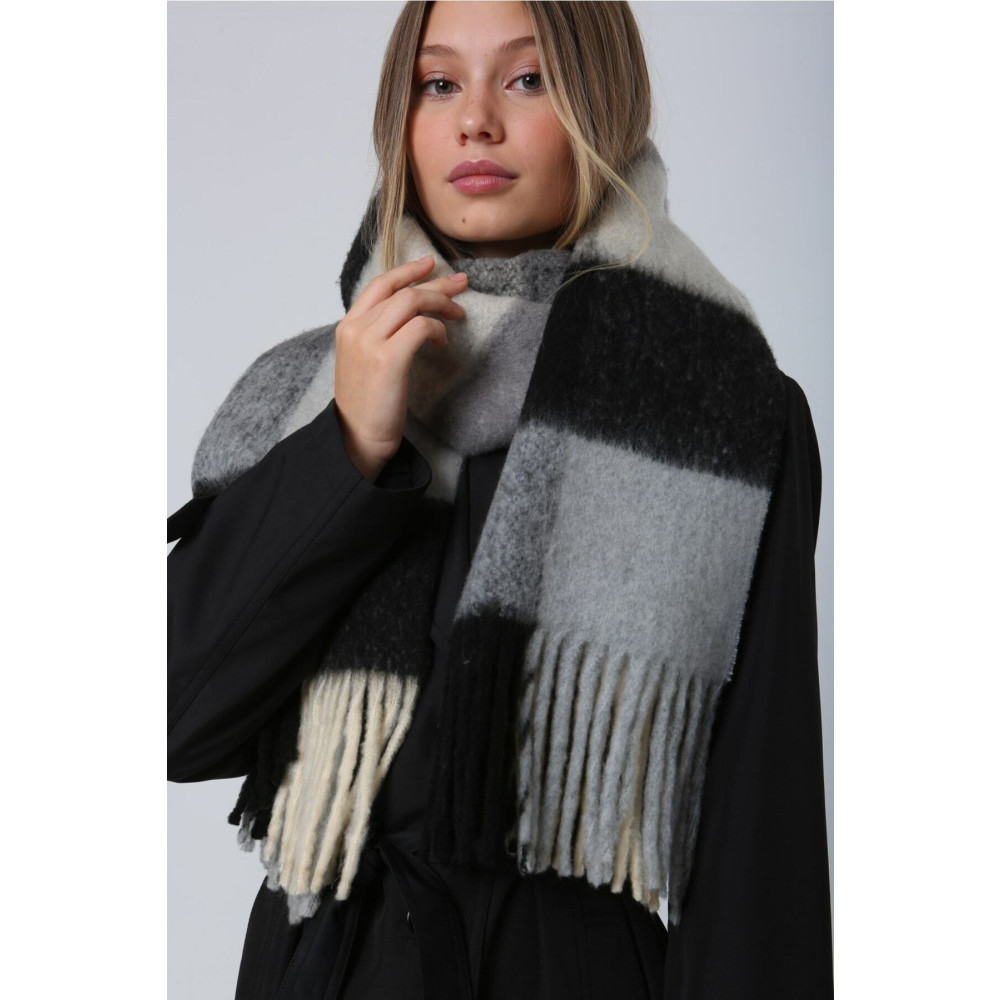 Luminos Butik Kadın Siyah Omuz Şalı Atkı 45x200 Cm Sal1270 Standart Beden Şal Fiyatı