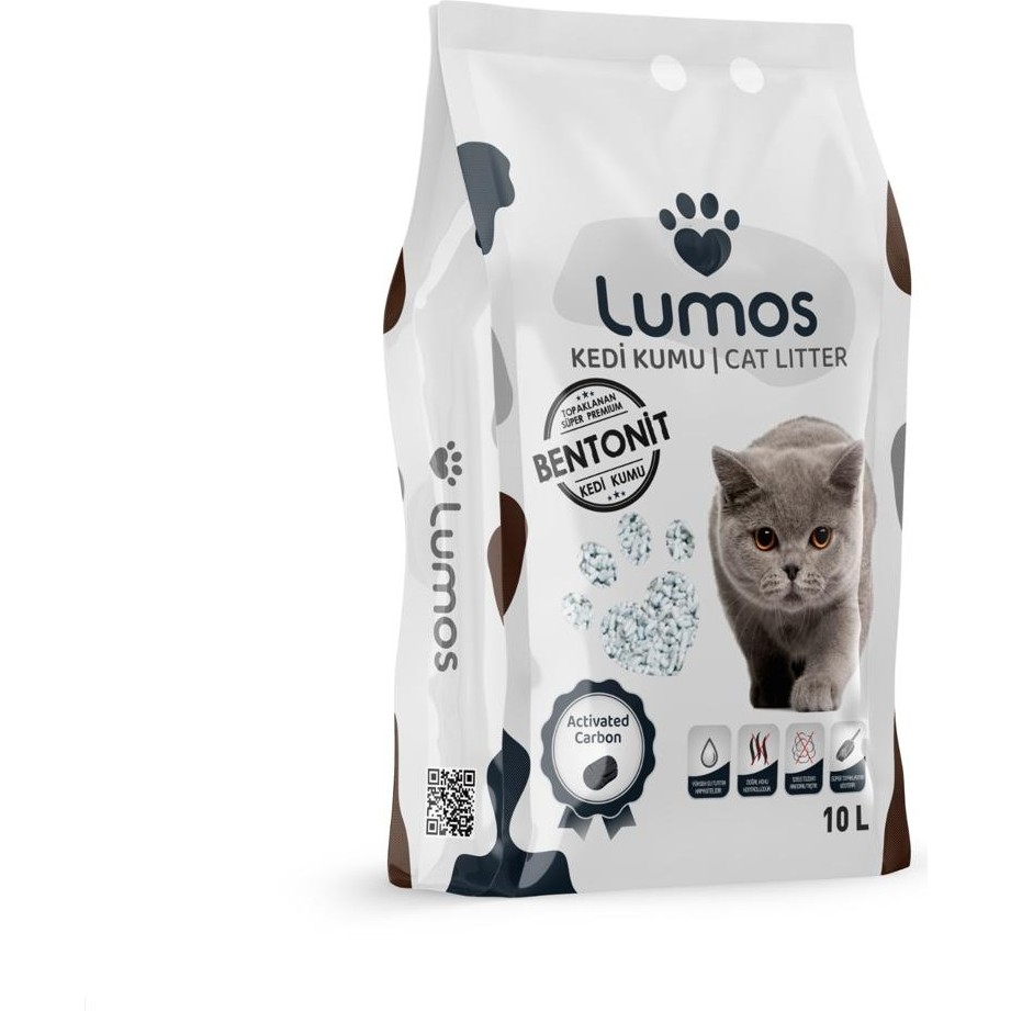 Lumos Bentonit Kedi Kumu Aktif Karbonlu 10LT Evcil Hayvan Ürünleri Fiyatı
