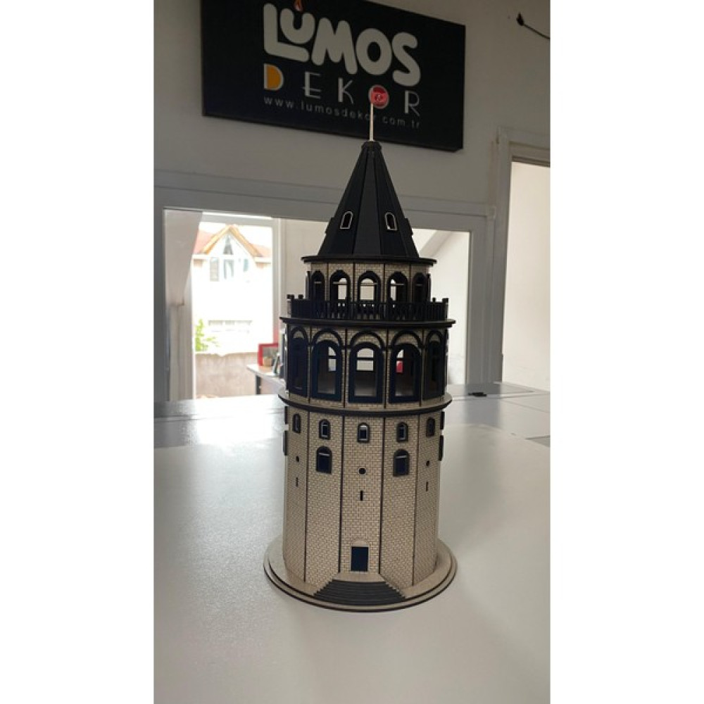Lumos Dekor Ahşap Galata Kulesi Oto Boyaları Fiyatı
