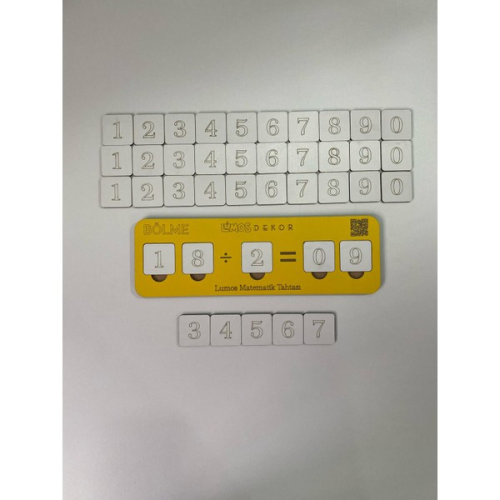 Lumos Dekor Ahşap Toplama - Çıkarma - Çarpma - Bölme Işlemleri Set - Beyaz - Sarı Oto Boyaları Fiyatı