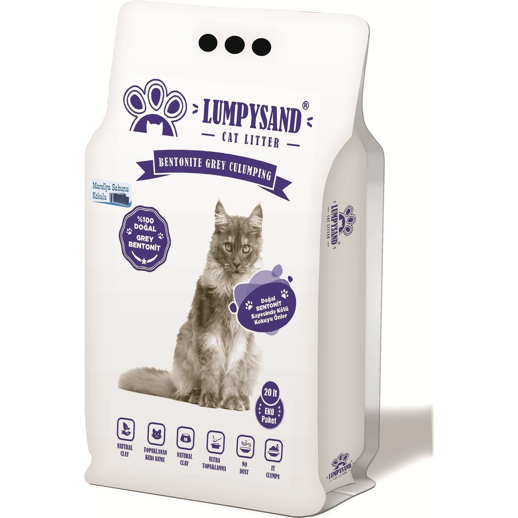 Lumpysand Cat Litter Marsilya Sabunlu Kedi Kumu İnce Taneli 20 lt Evcil Hayvan Ürünleri Fiyatı
