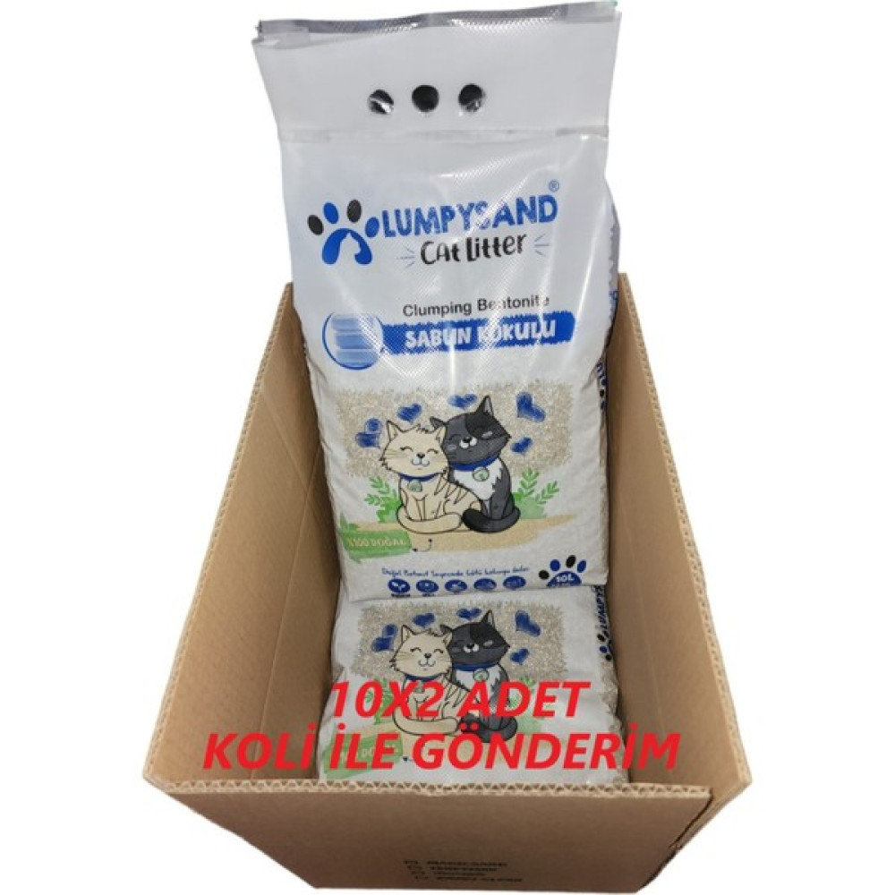 Lumpysand Sabun Kokulu Grey White Bentonit 10 x 2 Adet Evcil Hayvan Ürünleri Fiyatı