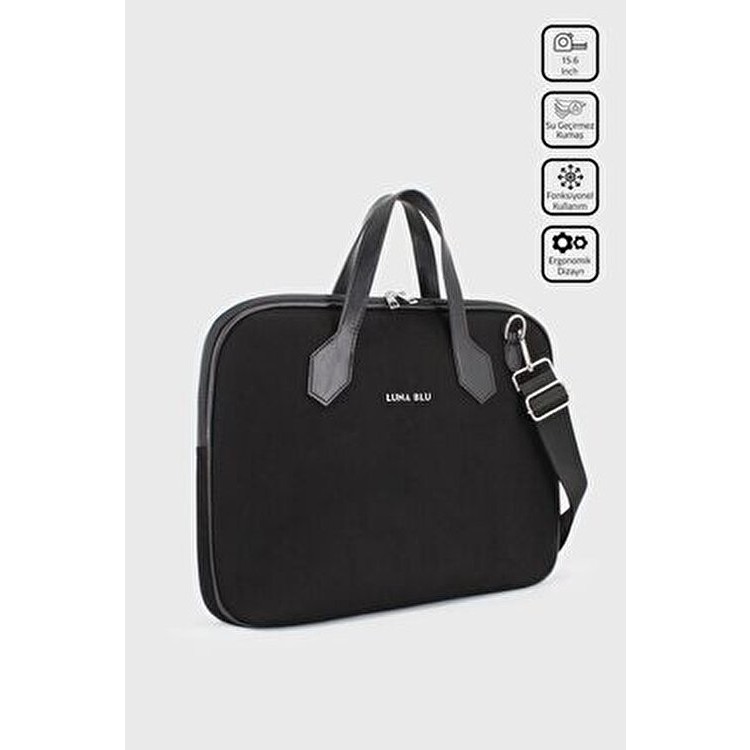 Lunablu 15.6" Inç Su Geçirmez Kumaş Özellikli Evrak Bilgisayar Notebook Laptop Çantası Diğer Fiyatı