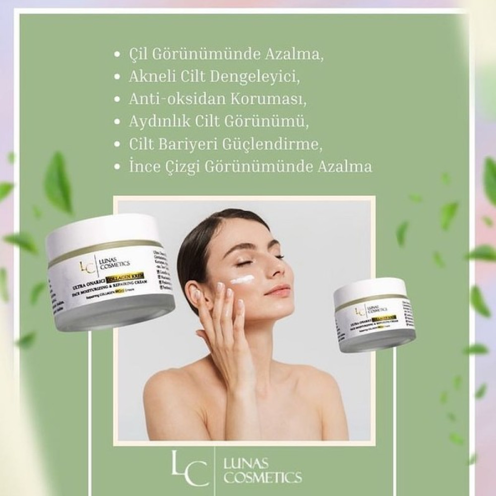 Lunas Cosmetics Ultra Onarıcı Kolajenli Gece Kremi Nemlendiriciler Fiyatı