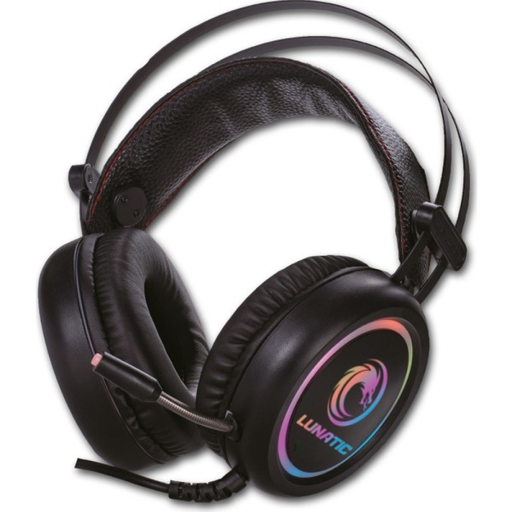 Lunatic Combative Full RGB 7.1 USB Surround Oyuncu Mikrofonlu Kulaklık - Siyah Kulak Üstü Kulaklık Fiyatı