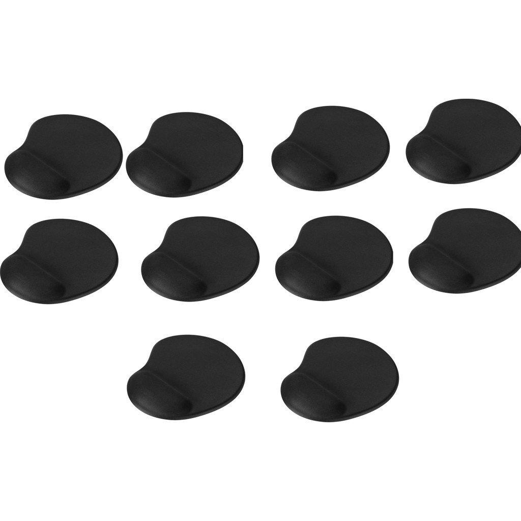 Lunatic Oval Siyah Bilek Destekli Mouse Pad Ergonomik Kaymaz Taban Oyun ve Ofis Için Fare Altlığı Suya Tere Dayanıklı Mouse Pad (10'lu Paket) Mouse Pad Fiyatı