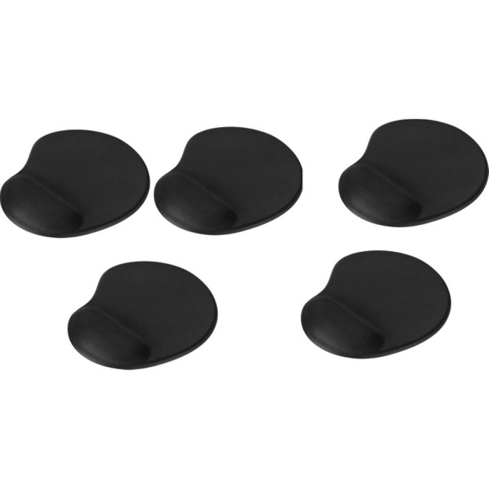 Lunatic Oval Siyah Bilek Destekli Mouse Pad Ergonomik Kaymaz Taban Oyun ve Ofis Için Fare Altlığı Suya Tere Dayanıklı Mouse Pad (5'li Paket) Mouse Pad Fiyatı