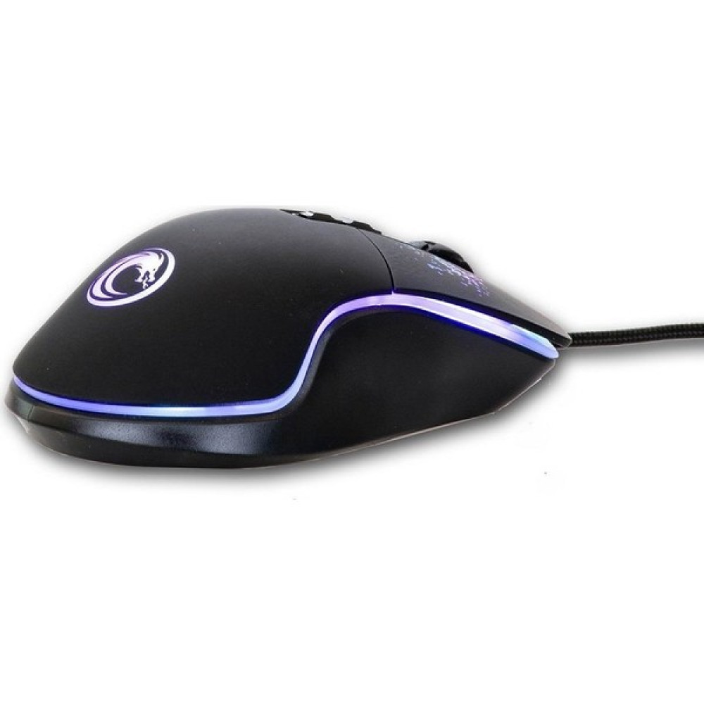 Lunatic Owl 7200 Dpi 7d Sese Duyarlı Rgb Makrolu Oyuncu Mouse - Siyah Klavye - Mouse Fiyatı