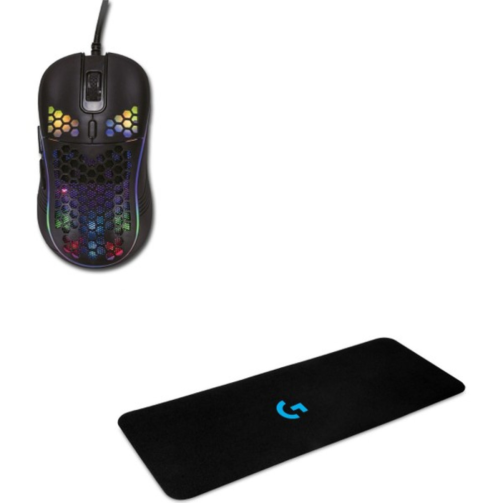 Lunatic Sparrow 6400 DPI RGB Ledli Makrolu Oyuncu Mouse +70 x 30 Gaming Mouse Pad - Siyah Klavye - Mouse Fiyatı