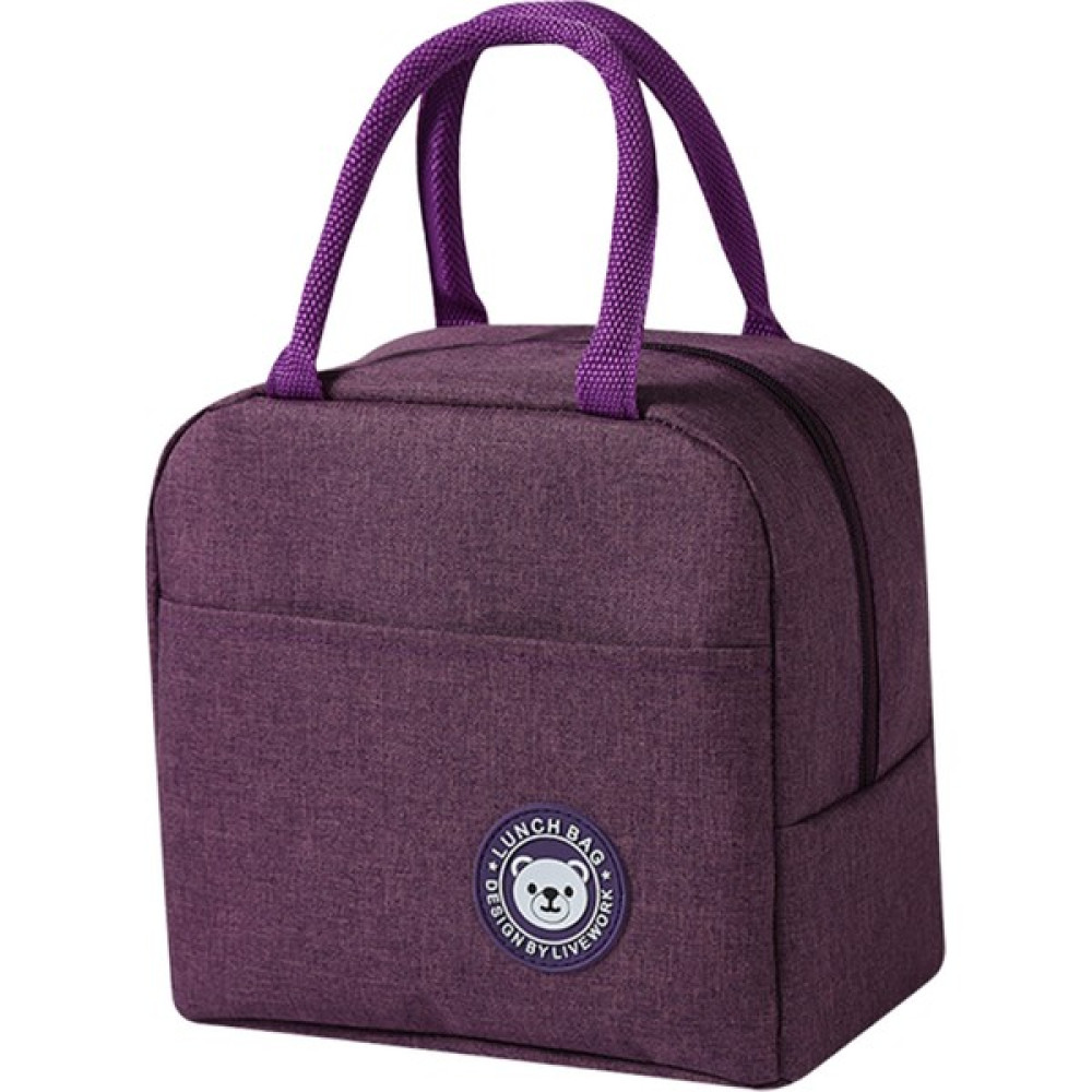 Lunch Bag Termal Yalıtımlı Gıda Taşıma Çantası (Yurt Dışından) - Mor Saklama Kapları Fiyatı