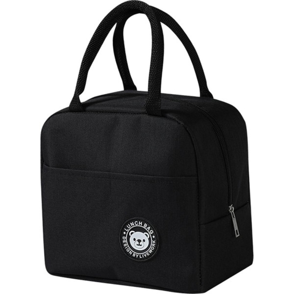 Lunch Bag Termal Yalıtımlı Gıda Taşıma Çantası (Yurt Dışından) - Siyah Saklama Kapları Fiyatı