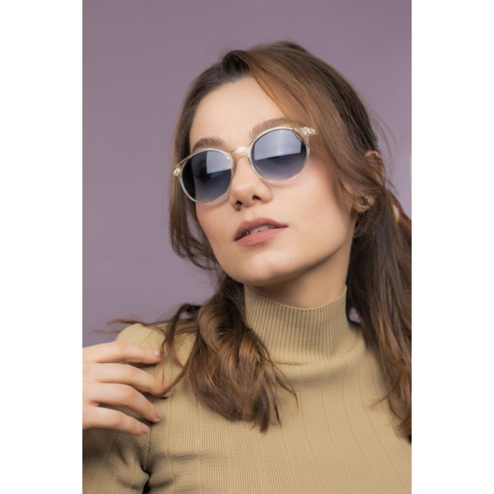 Lunox Niobe Kristal Degrade Mavi Unisex Güneş Gözlüğü Unisex Güneş Gözlükleri Fiyatı