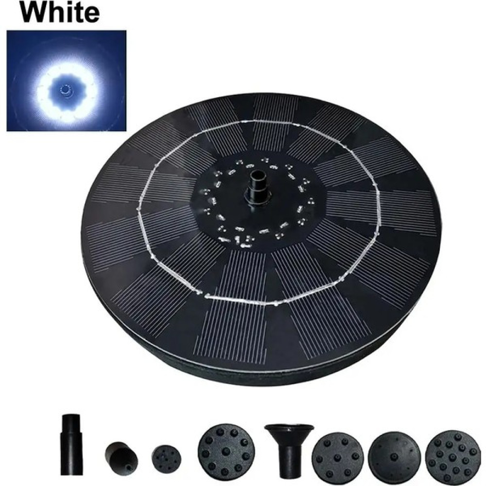 Luoditong Shop 12LED 3W 180MM Stili Renkli LED Işıklar Güneş Çeşmesi Bahçe Dekorasyonu Açık Gölet Çeşmesi Su Çeşmesi Güneş Enerjili Su Pompası Jard... Dekoratif Bahçe Ürünleri Fiyatı