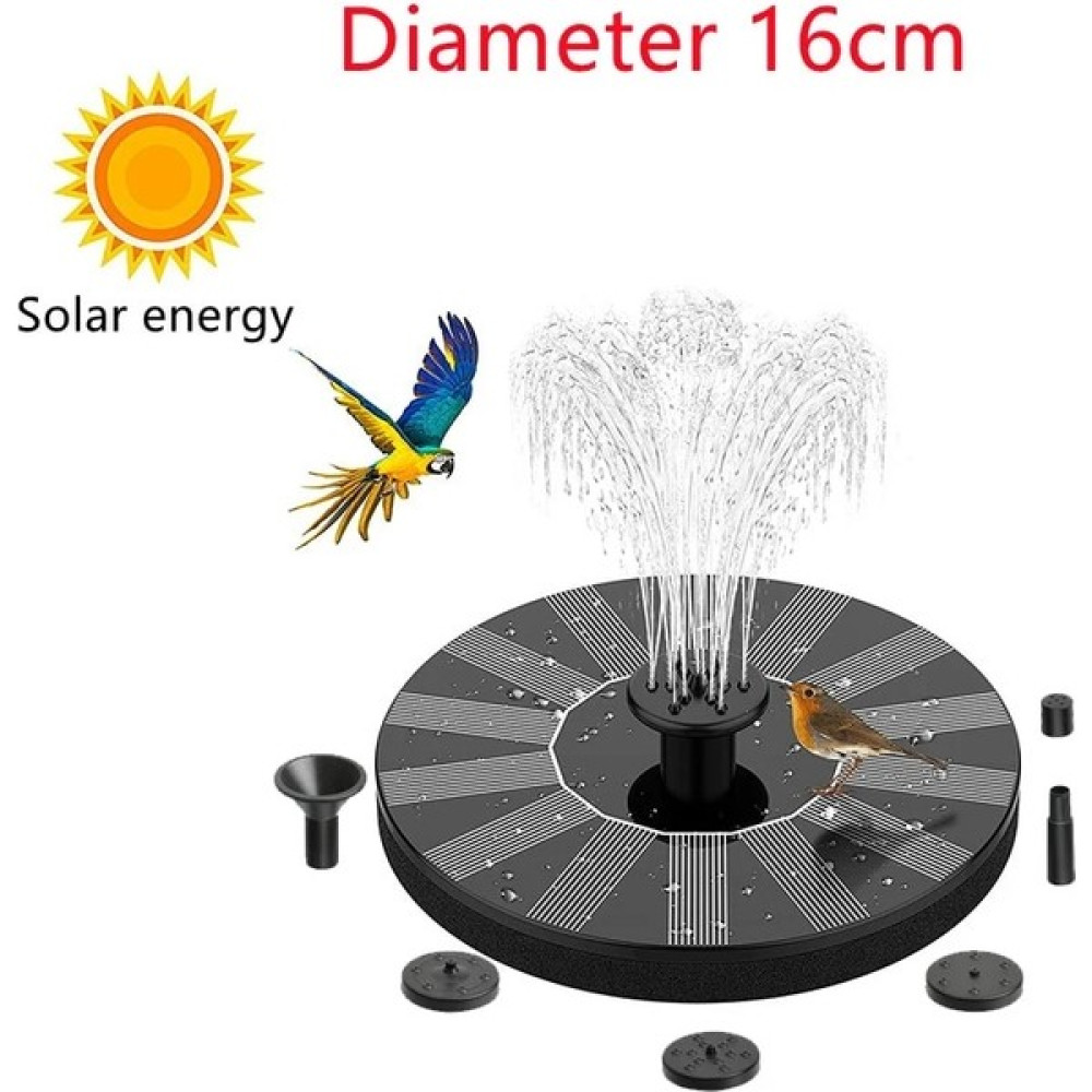 Luoditong Shop 16CM Çap Stili Güneş Havuz Suyu Çeşmesi Şelale Mini Çeşme Bahçe Dekorasyonu Açık Kuş Banyosu Güneş Enerjili Yüzer Su Bahçesi Dekoru ... Dekoratif Bahçe Ürünleri Fiyatı