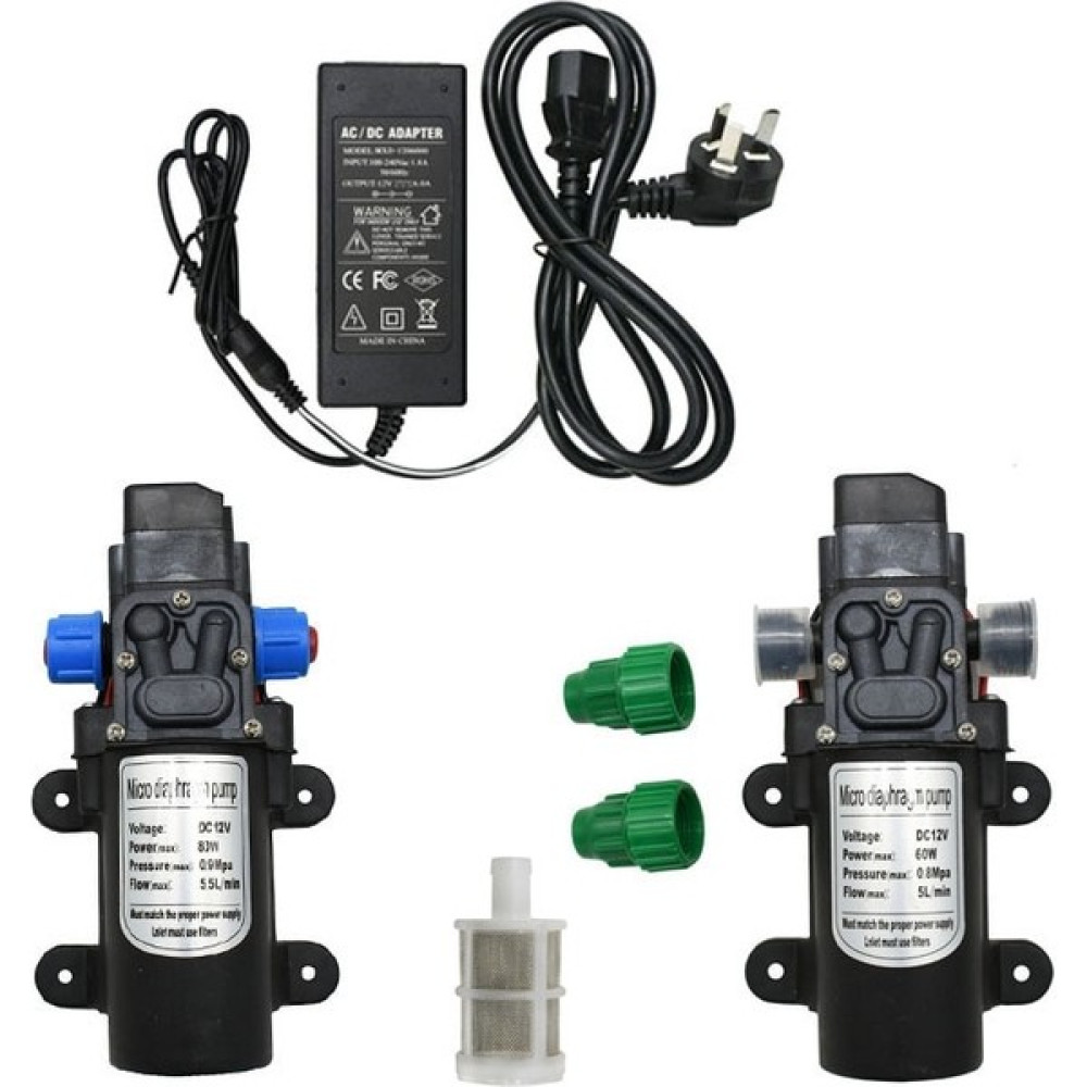 Luoditong Shop 60W Tarzı Dc 12 Volt Yüksek Basınçlı Su Pompası 60W 80W 100W Mikro Diyaframlı Su Pompası Basınçlı Kendinden Emişli Güçlendirici 12 V... Bahçe Makinesi Fiyatı