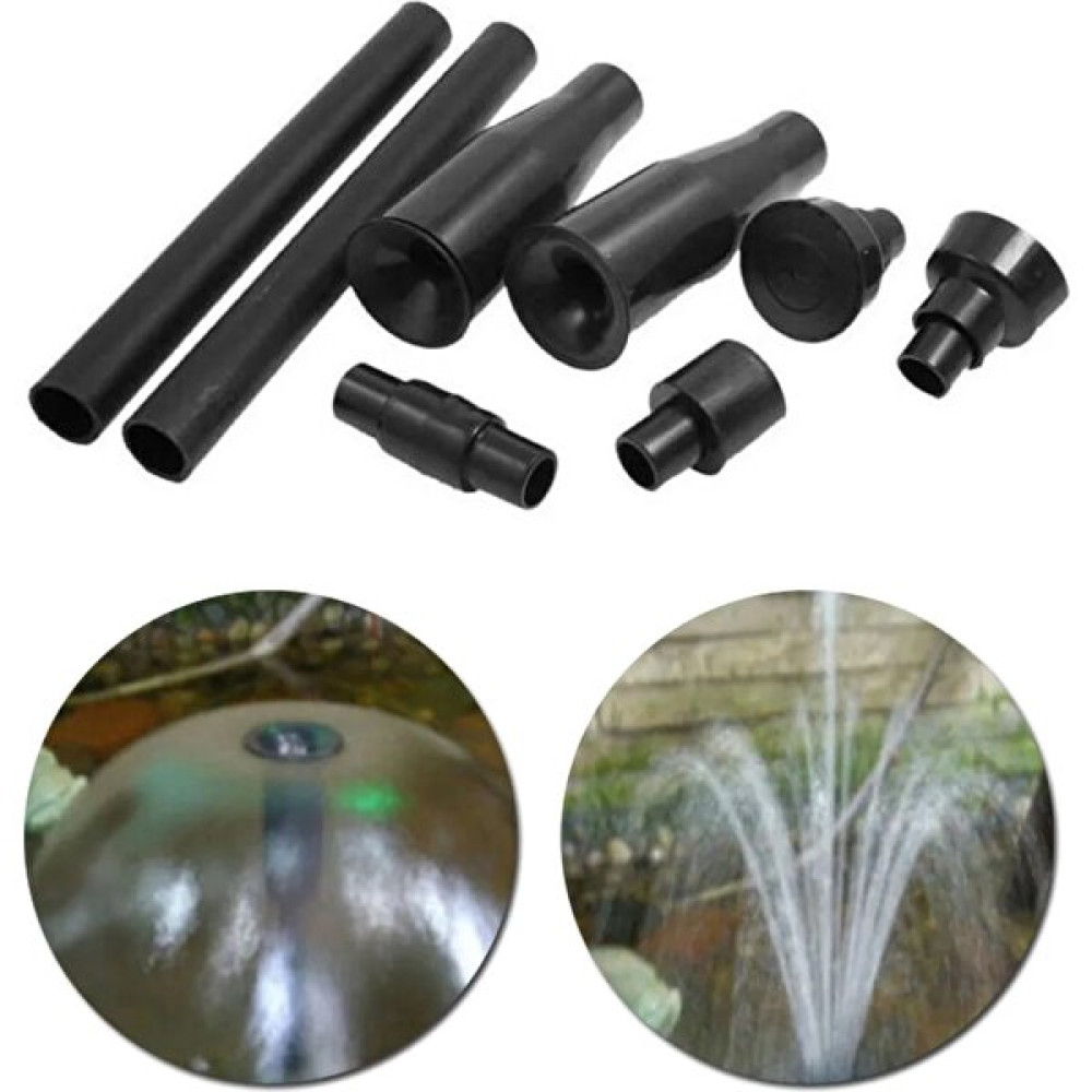 Luoditong Shop 8 Adet Su Çeşmesi Pompa Memesi Seti Yüzer Güneş Çeşmesi Bahçe Şelale Pompası Havuz Göleti Çeşmesi Kuş Banyosu Bahçe Dekoru (Yurt Dış... Dekoratif Bahçe Ürünleri Fiyatı