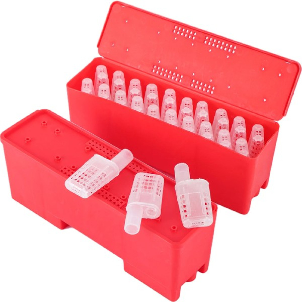Luoditong Shop Arıcı Malzemeleri Kraliçe Kafesli Kraliçe Arı Taşıma Kutusu Yetiştirme Ekipmanları Kraliçe Hücre Plastik Kuluçka Arıcılık Aracı 1 Ta... Bahçıvanlık Aletleri Fiyatı