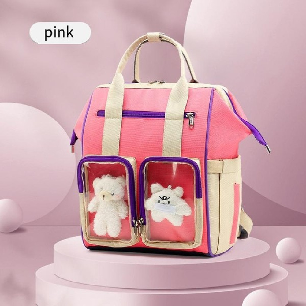 Luoxg Pembe Açık Moda Anne Çantası Yeni Anne ve Bebek Çanta Çok Fonksiyonlu Büyük Kapasiteli Anne Tek Omuz Çantası (Yurt Dışından) Abiye Çanta Fiyatı
