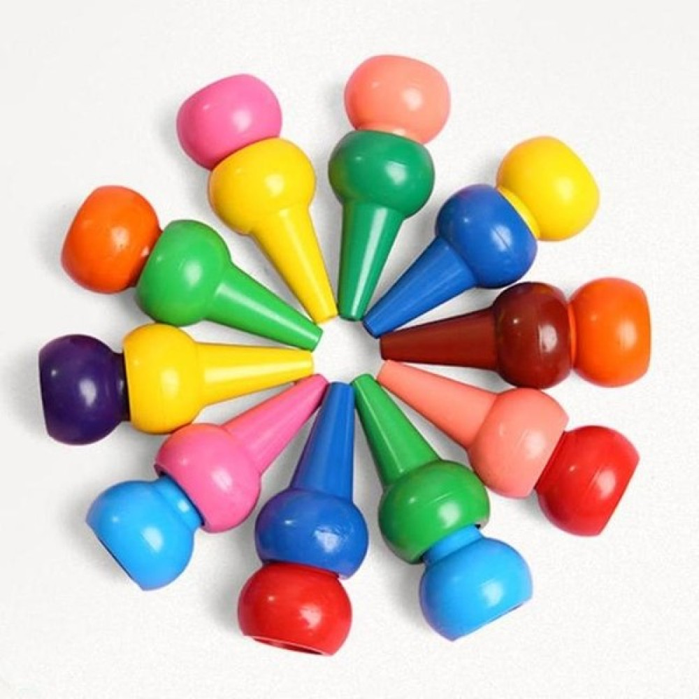 Luoxinguo 12 Adet 12 Adet Toksik Olmayan Çocuk Boyama Mum Boya Çocuk Güvenliği Renk Mum Boya Bebek 3D Parmak Sanat Malzemeleri Anaokulu Okul Kırtas... Pastel Boya Fiyatı