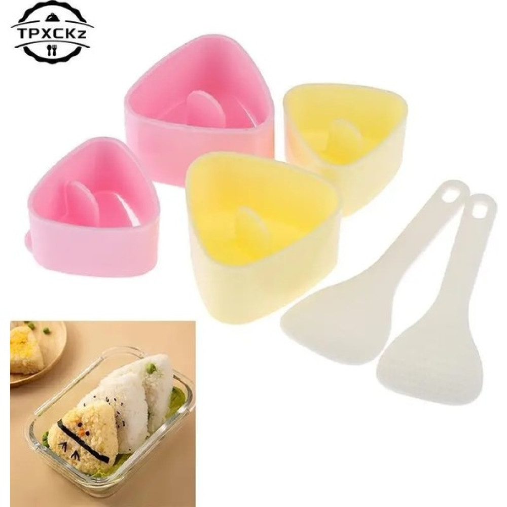 Luoxinguo Beyaz Dıy Suşi Kalıp Onigiri Pirinç Topu Gıda Basın Üçgen Musubi Suşi Yapımcısı Kalıp Suşi Seti Japon Mutfak Bento Aksesuarları (Yurt Dış... Pratik Mutfak Gereçleri Fiyatı