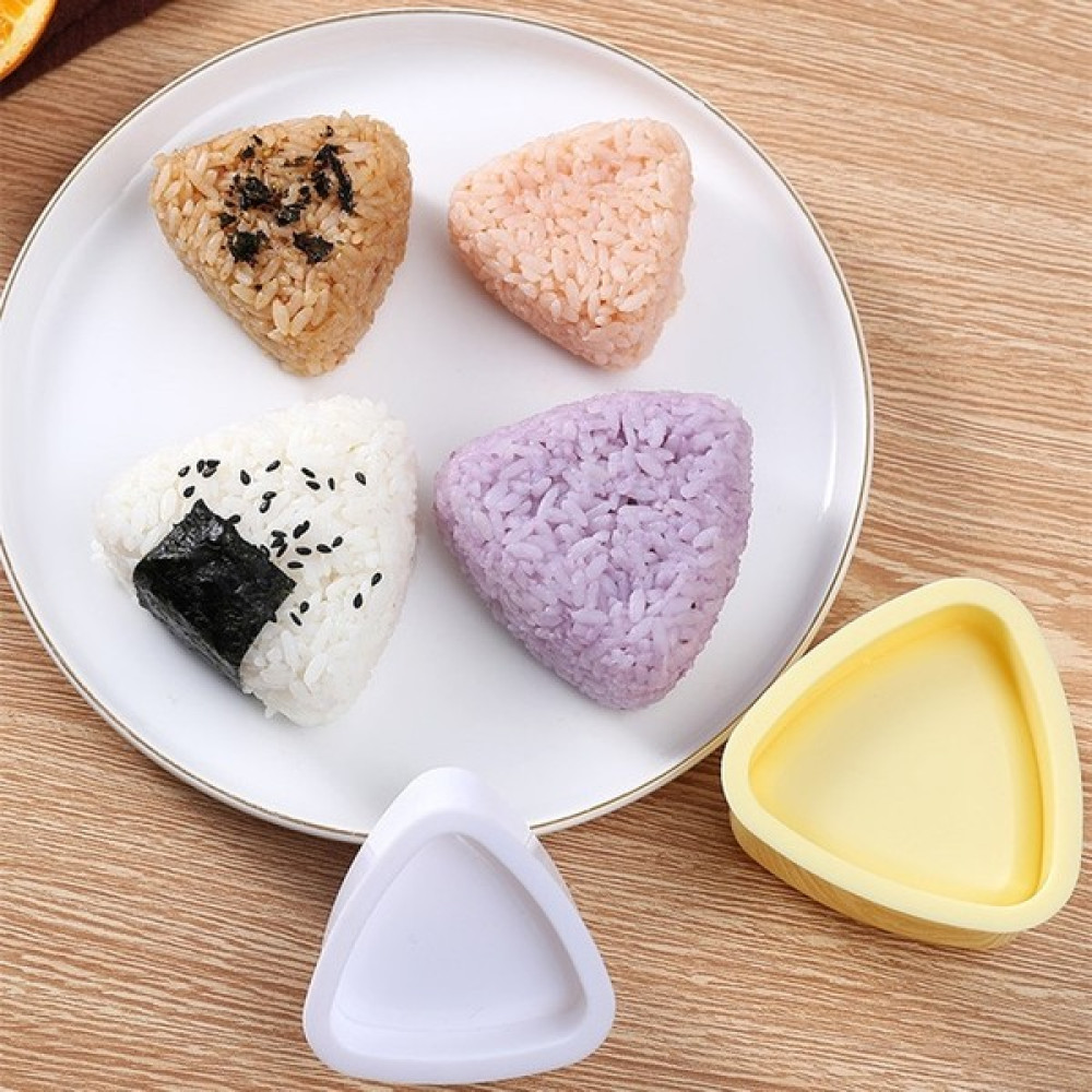Luoxinguo Küçük Sarı Yeni Dıy Suşi Kalıp Onigiri Pirinç Topu Gıda Basın Üçgen Suşi Yapımcısı Kalıp Japon Ev Mutfak Bento Aksesuarları Araçları (Yur... Pratik Mutfak Gereçleri Fiyatı