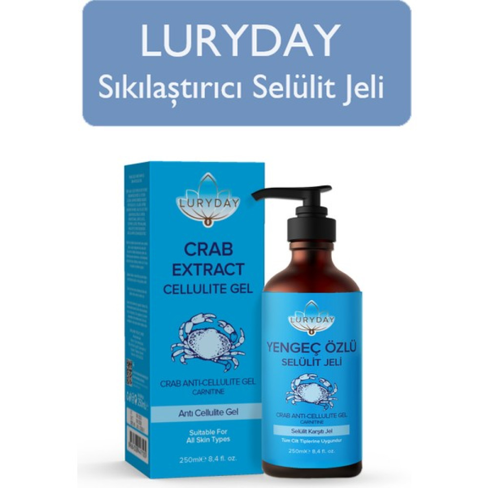 Luryday Sıkılaştırıcı, Selülit ve Çatlak Giderici Yengeç Jeli 250 ml Vücut Sıkılaştırıcı ve İncelticiler Fiyatı