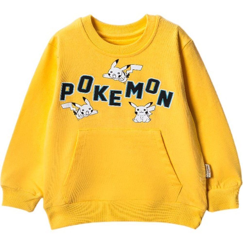 Lusana 30324 3-7 Yaş Pokemon Baskılı Sweat Erkek Çocuk Sweatshirt Fiyatı