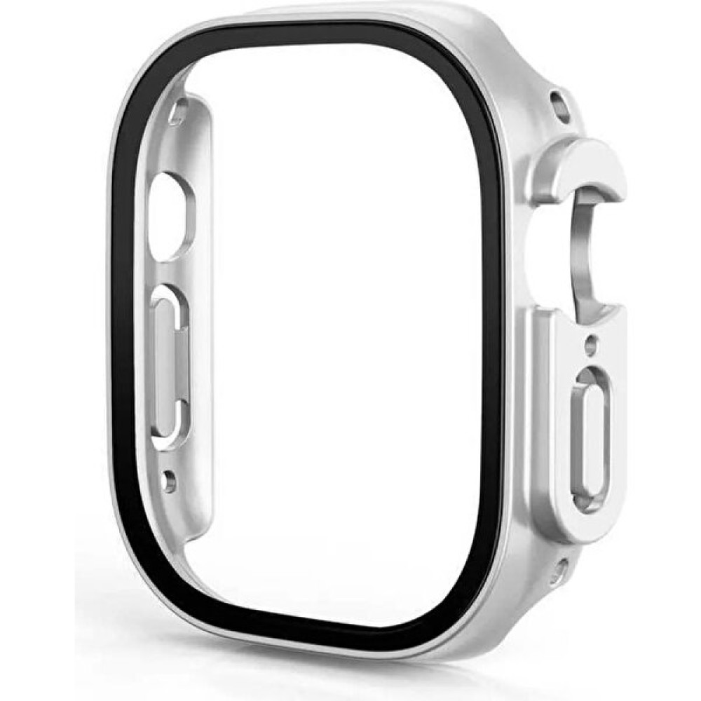 Lushness Apple Watch 8 Ultra 360 Tam Koruma (49 Mm) Pc Sert Ekran ve Kasa Koruyucu Kılıf Yüksek Kalite - Gümüş Giyilebilir Teknoloji Aksesuarları Fiyatı