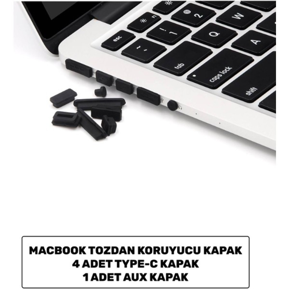 Lushness Macbook 13' Pro/air - 15' Pro Giriş Kapatıcı Renkli Kapak - Macbook Pro/Air - Siyah Tablet Kılıfı Fiyatı