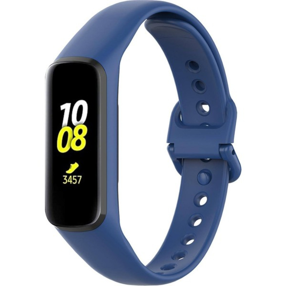 Lushness Samsung Galaxy Fit 2 Uyumlu Akıllı Bileklik Silikon Kordon Kayış - Gece Mavisi Giyilebilir Teknoloji Aksesuarları Fiyatı