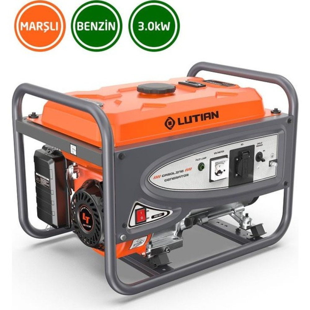 Lutian Eco LT3900EN-4 Marşlı Euro5 Benzinli Jeneratör 220V 3 kw Nalburiye & Hırdavat Fiyatı