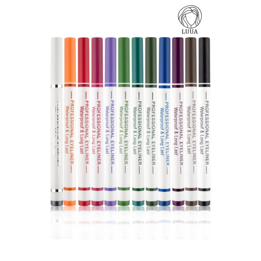 LUUA 12 Renk Pen Eyeliner Seti Eyeliner Fiyatı
