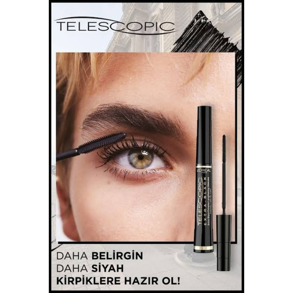 Luua Telescopic Carbon Extra Black Maskara - Siyah Rimeller / Maskaralar Fiyatı
