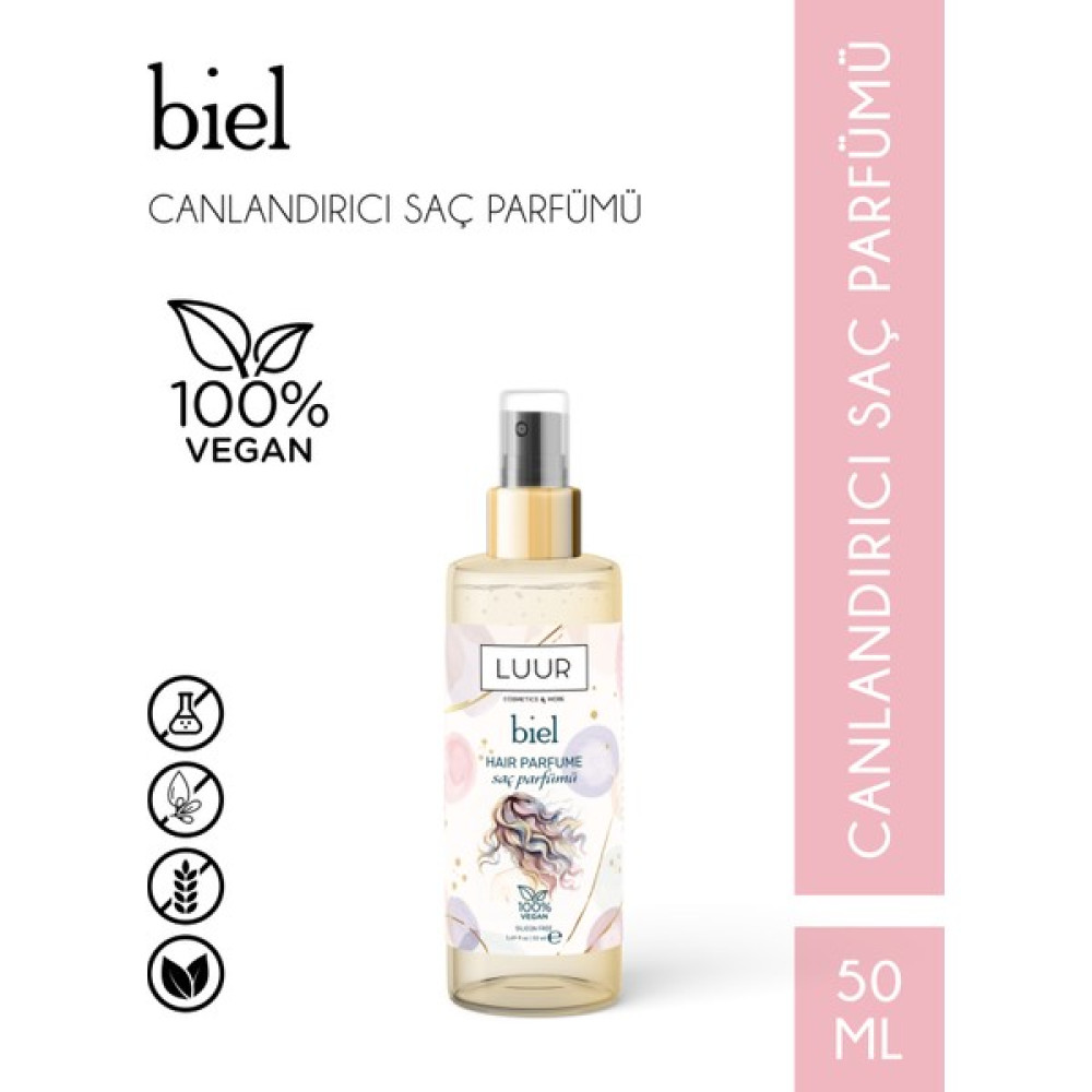 Luur Cosmetics & More Biel Saç Parfümü 50 Ml Saç Şekillendirici Sprey Fiyatı