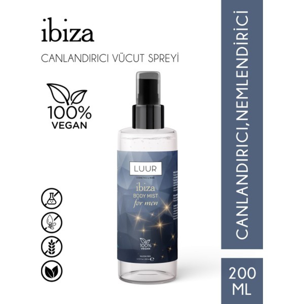 Luur Cosmetics & More İbiza Erkek Vücut Spreyi Kadın Parfümleri Fiyatı