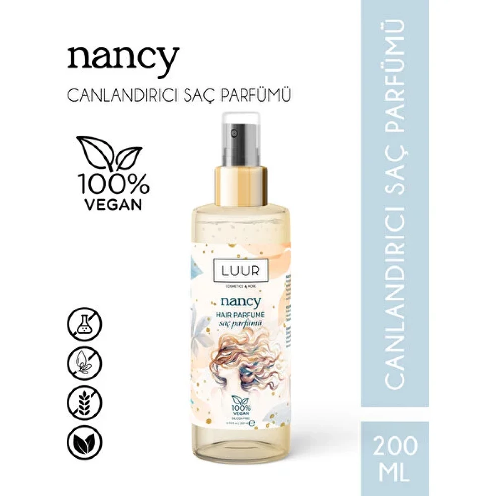 Luur Cosmetics & More Nancy Saç Parfümü 200 ml Saç Şekillendirici Sprey Fiyatı