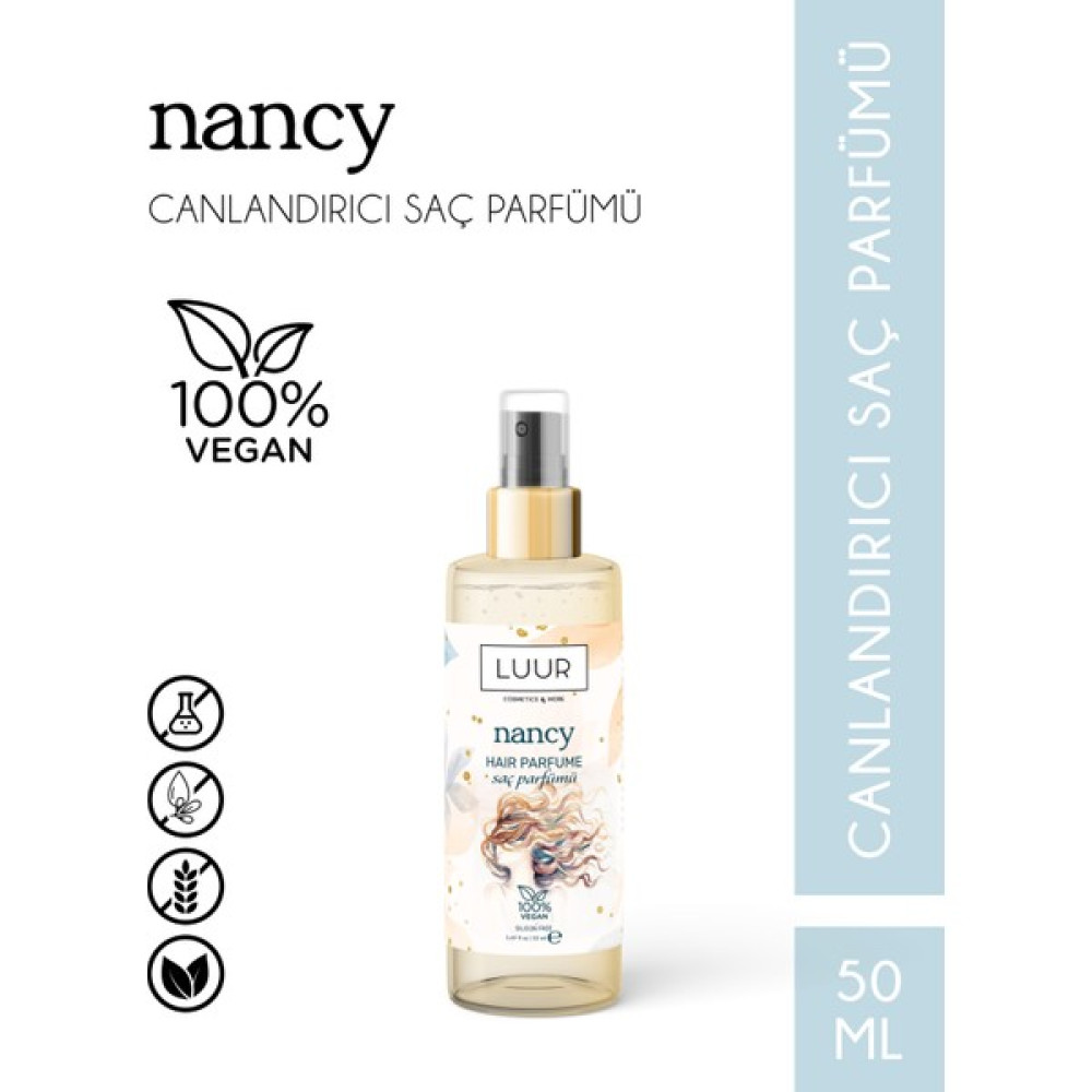 Luur Cosmetics & More Nancy Saç Parfümü 50 ml Saç Şekillendirici Sprey Fiyatı