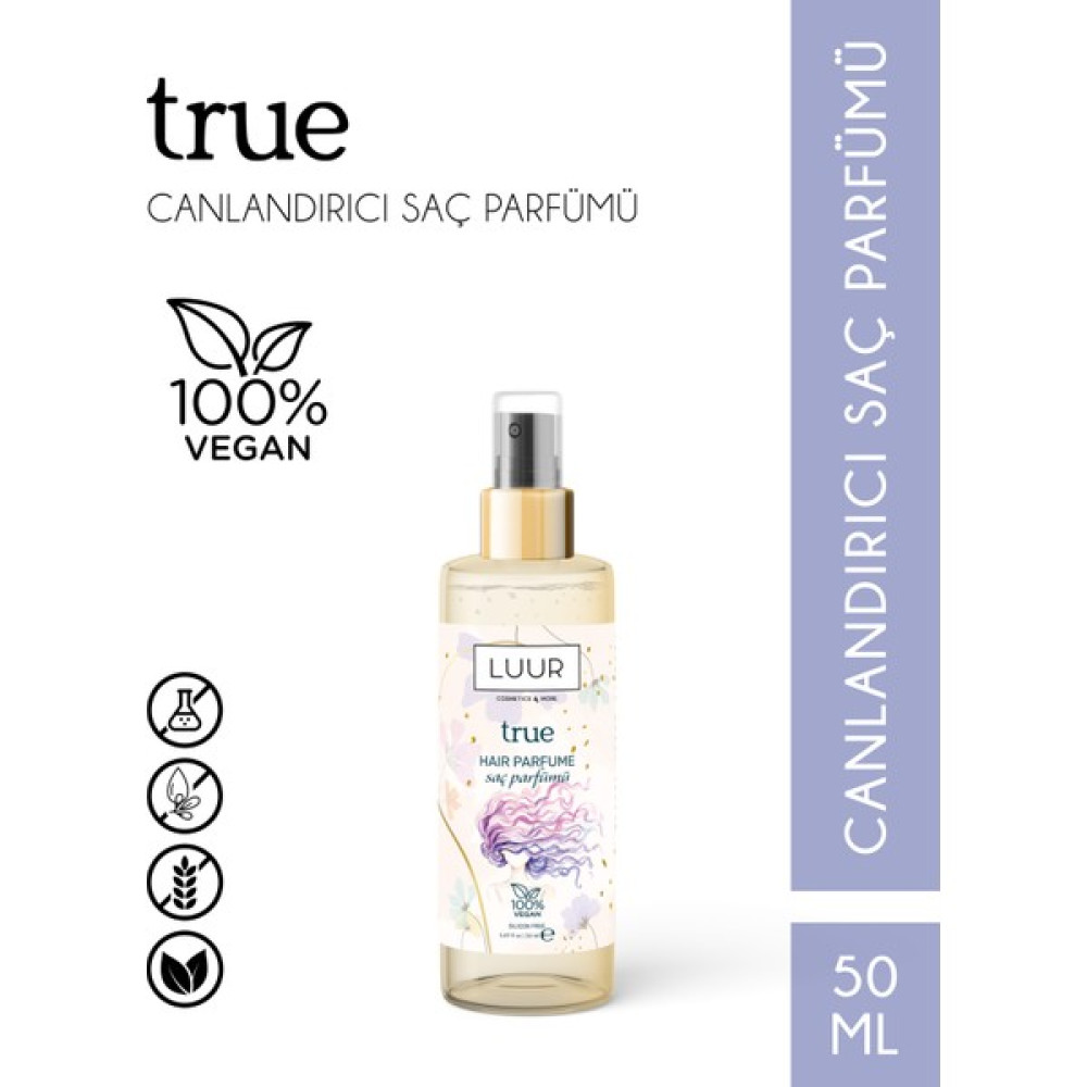 Luur Cosmetics & More True Saç Parfümü 50 ml Saç Şekillendirici Sprey Fiyatı
