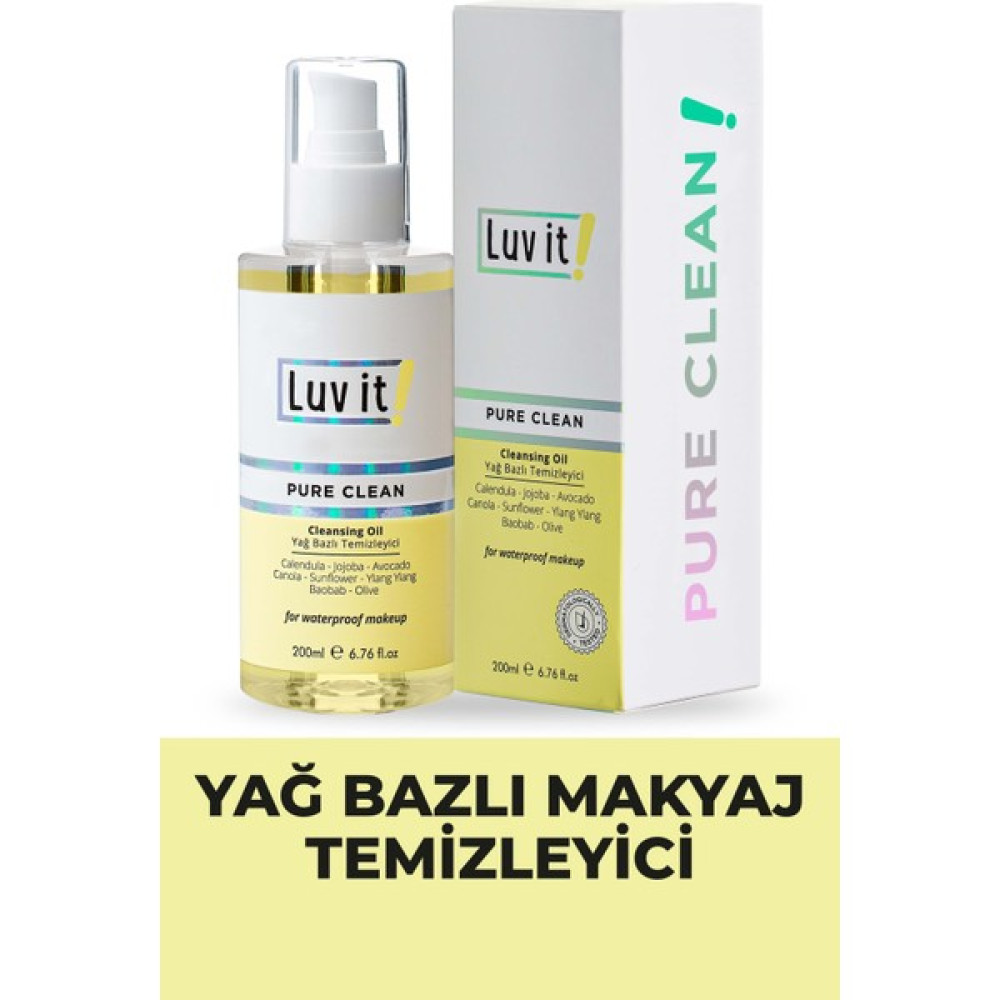 Luv it! Bitkisel Içerikli Yağ Bazlı Makyaj Temizleyici 200 ml Makyaj Temizleyicileri Fiyatı