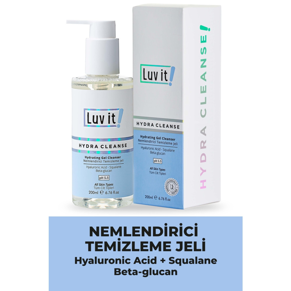 Luv it! Nemlendirme Etkili Yüz Temizleme Jeli Kuru-Normal Ciltler 200 ml Cilt Temizleme ve Peeling Fiyatı