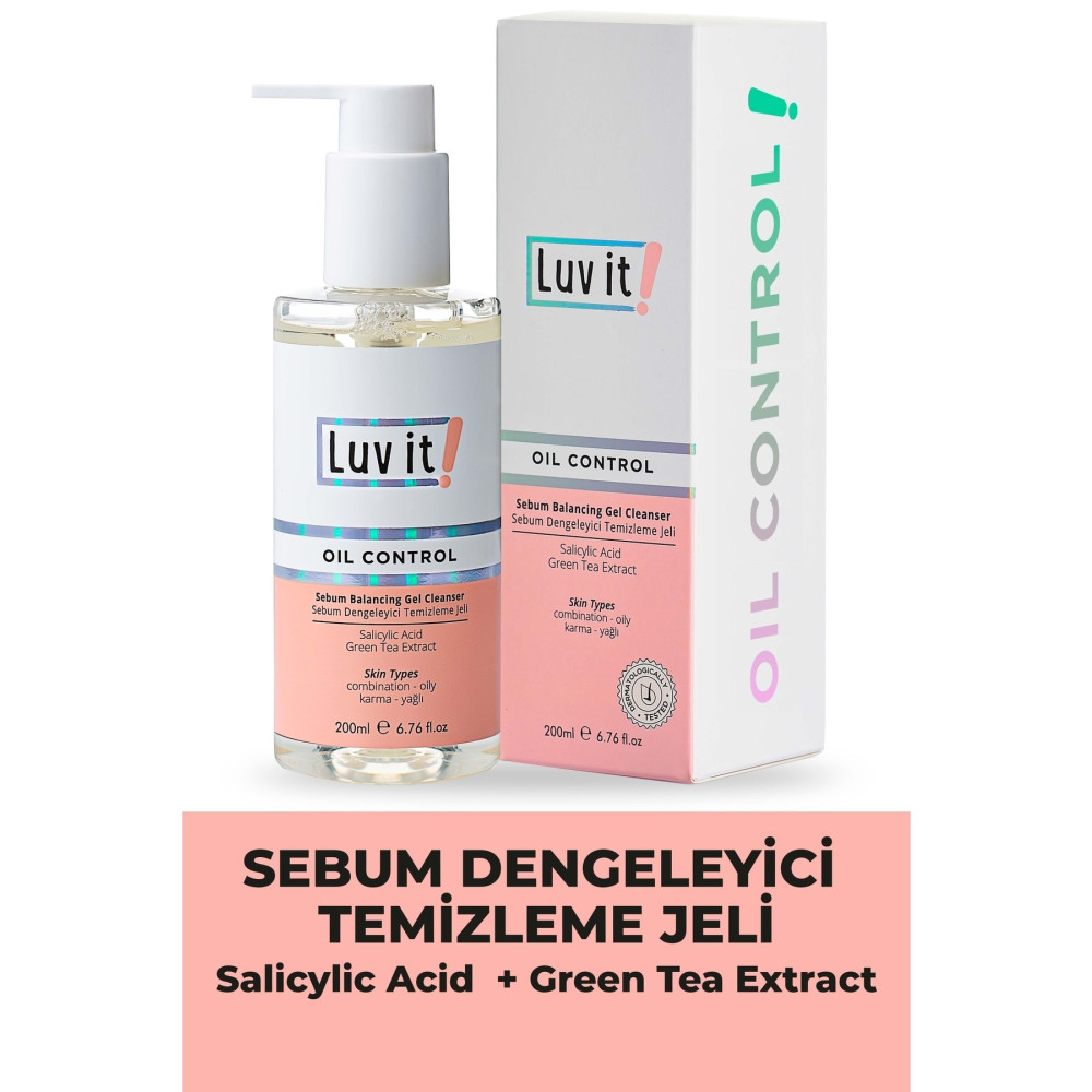 Luv it! Sebum Dengeleyici Yüz Temizleme Jeli Karma Yağlı Ciltler 200 ml Cilt Temizleme ve Peeling Fiyatı