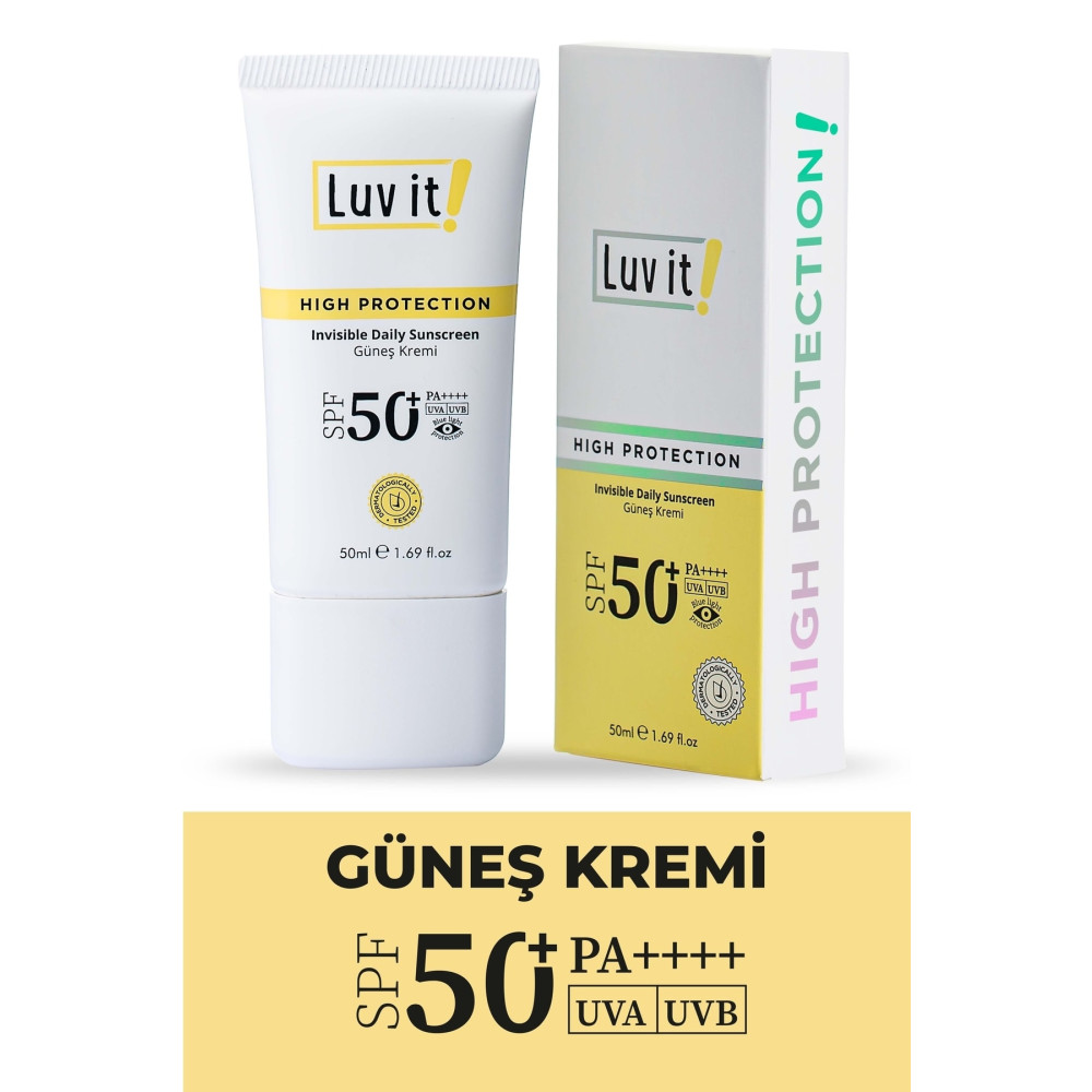 Luv it! Spf50+ Pa++++ Uva Uvb Yüksek Korumalı Leke Karşıtı Güneş Kremi 50 Ml Güneş Kremleri ve Losyonları Fiyatı