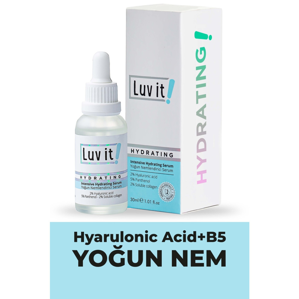 Luv it! Yoğun Nemlendirici Serum (hyaluronic Acid + Panthenol + Soluble Collagen) 30 Ml Cilt ve Yüz Bakımı Fiyatı
