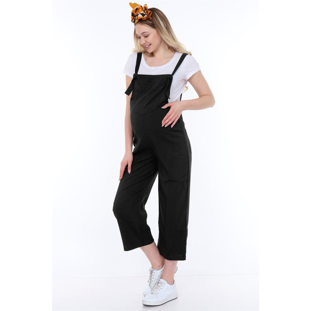 Luvmabelly Myra6105 - Siyah Hamile Salopet L Beden Hamile Giyim Fiyatı